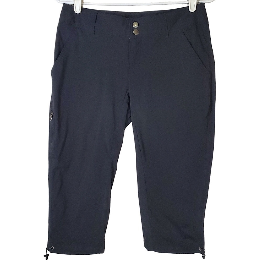2416 * Columbia Hiking Oudoor Capri Pants Black Size 2